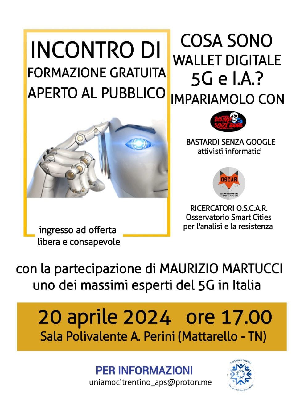 20 Aprile 2024 ore 17:00